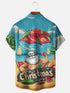 Men's Christmas Funny Graphic Short Sleeve Hawaiian Shirt